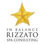 Gelber Stern und Text In Balance Rizzato Spa Consulting