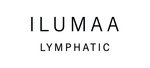 Text mit Wörtern ILUMAA und LYMPHATIC auf weißem Hintergrund